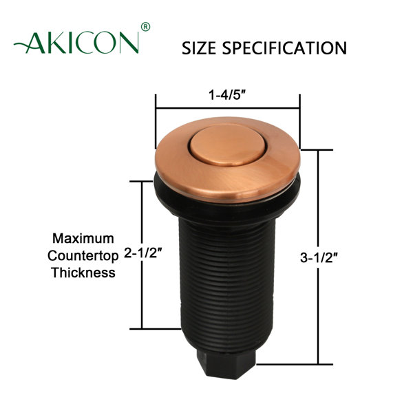 Akicon Garbage Disposal Kitchen Air Switch & Reviews Wayfair